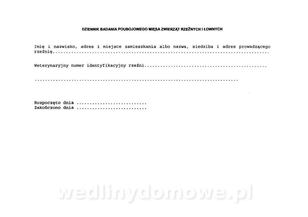 DZIENNIK BADANIA PRZEDUBOJOWEGO ZWIERZĄT RZEŹNYCH_3.jpg