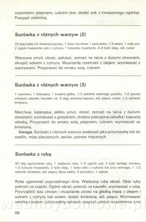 Wanda Piotrkowiakowia - Przyrządzam surówki i sałatki 1989_098.jpg