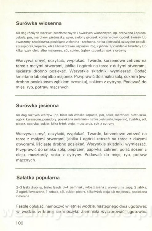 Wanda Piotrkowiakowia - Przyrządzam surówki i sałatki 1989_100.jpg